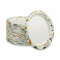 Boardwalk Deerfield Printed Paper Plates, 9" Dia, Coated/Soak Proof, PK1000 BWKDEER9PLT